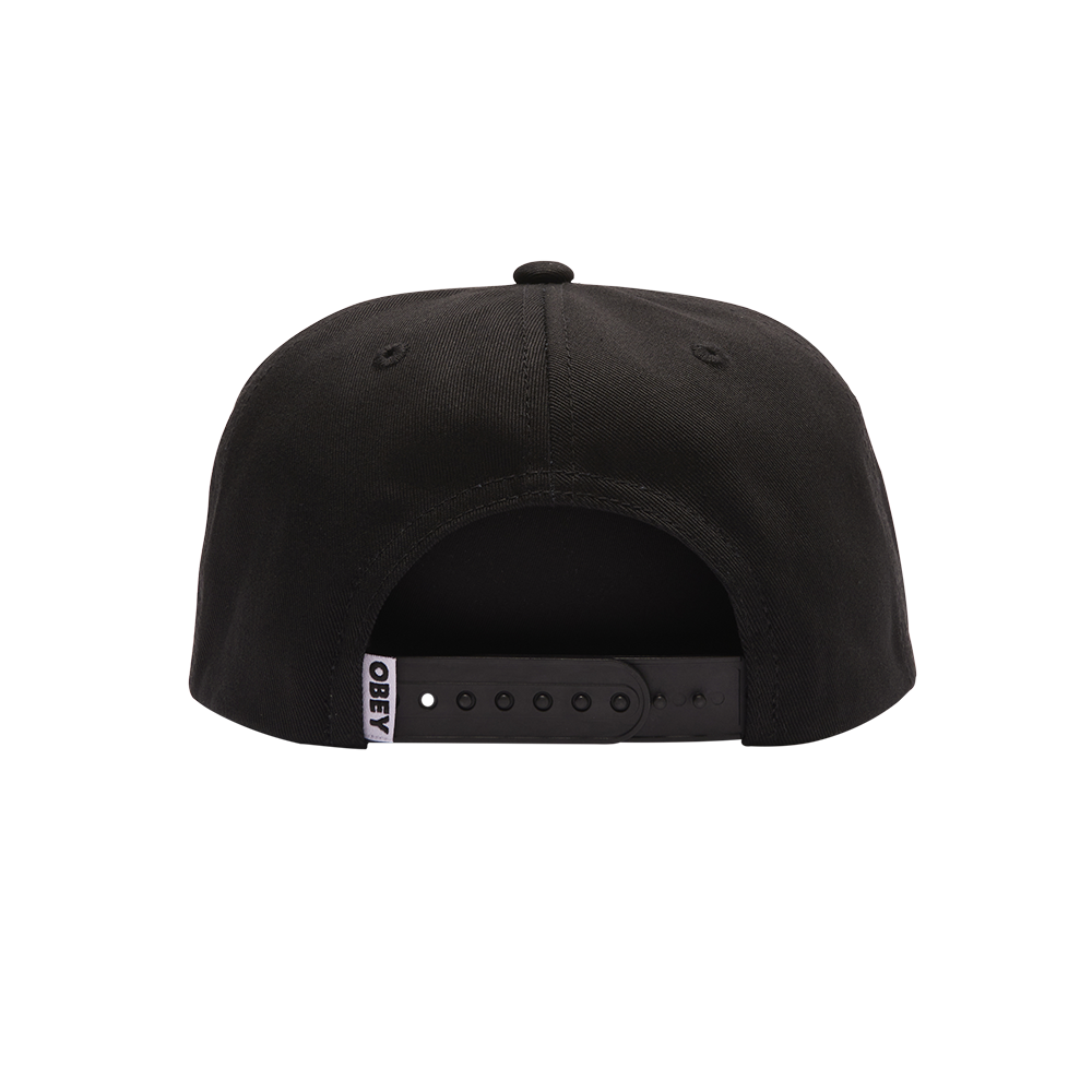 GORRA LOWERCASE 6 PANEL CLASSIC BLACK | Mechanic