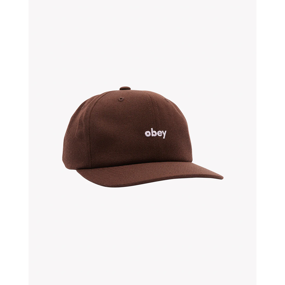 GORRA LOWERCASE 6 PANEL CLASSIC CHOCOLATE | Mechanic