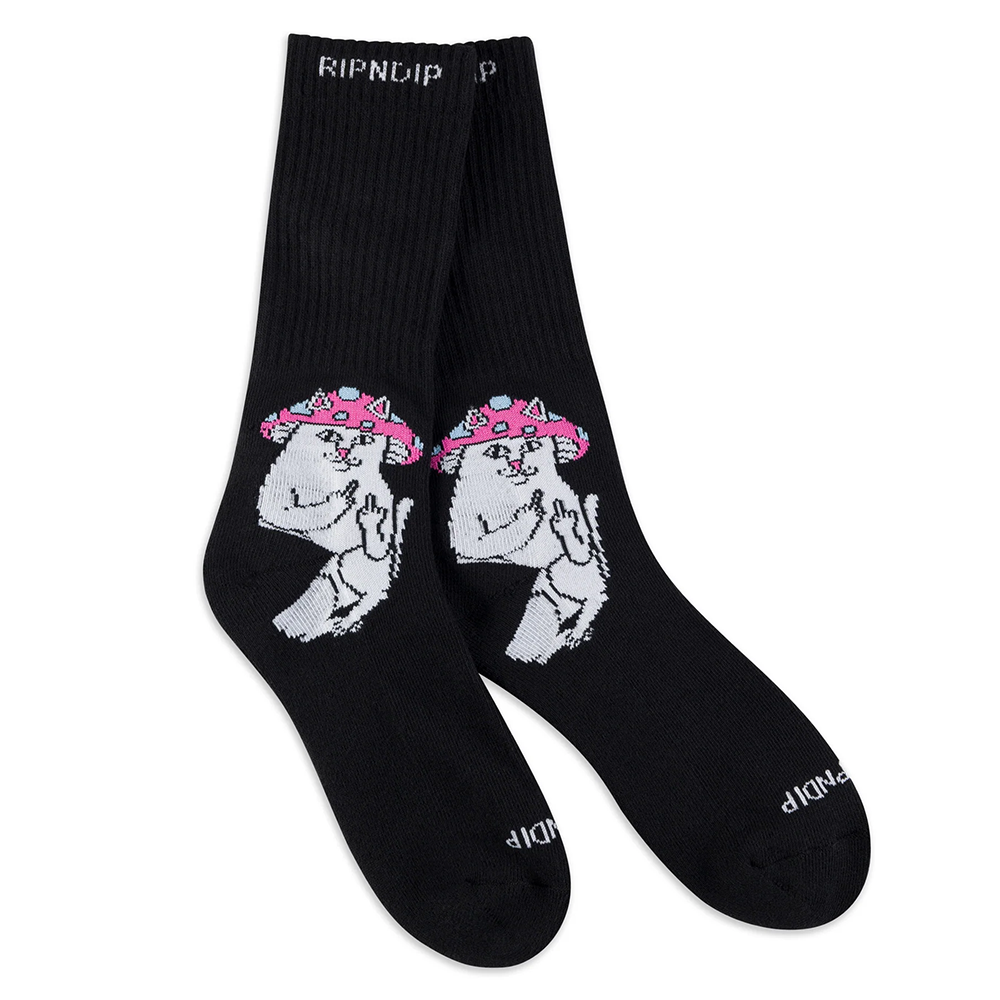 CALCETINES RIPNDIP LORD SHROOMY BLACK | Mechanic