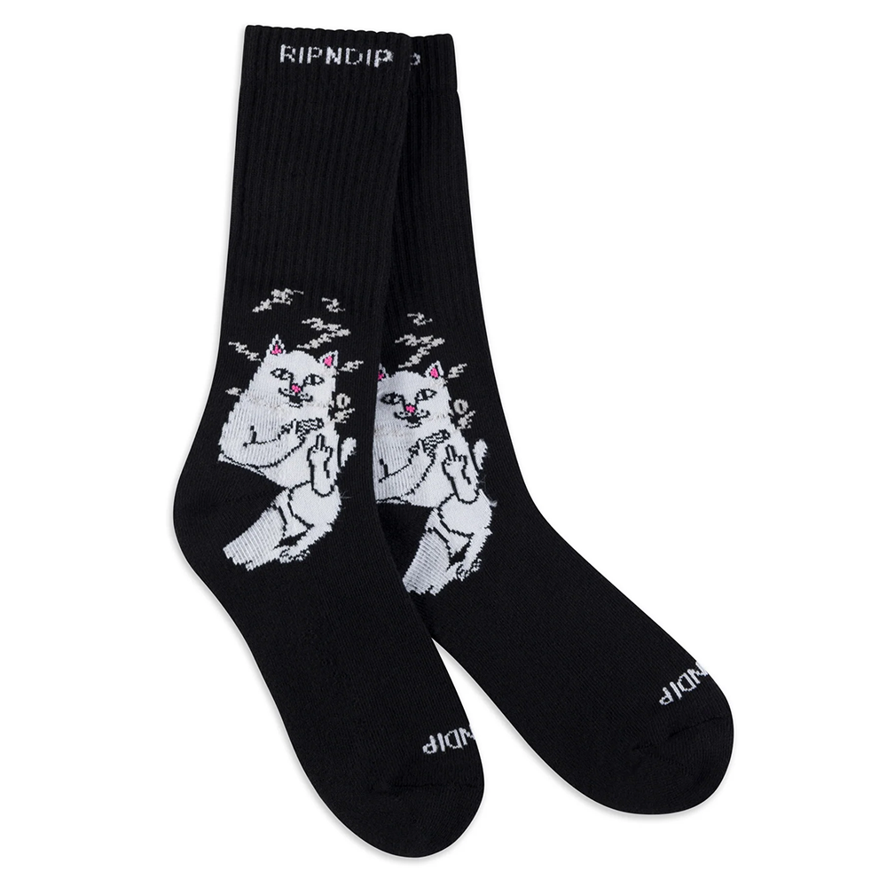 CALCETINES RIPNDIP LORD SMOKEY SOCKS BLACK | Mechanic