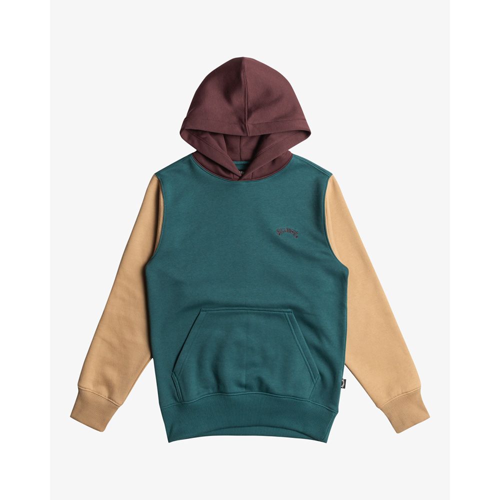 SUDADERA BILLABONG ARCH BLOCK PO REAL TEAL | Mechanic