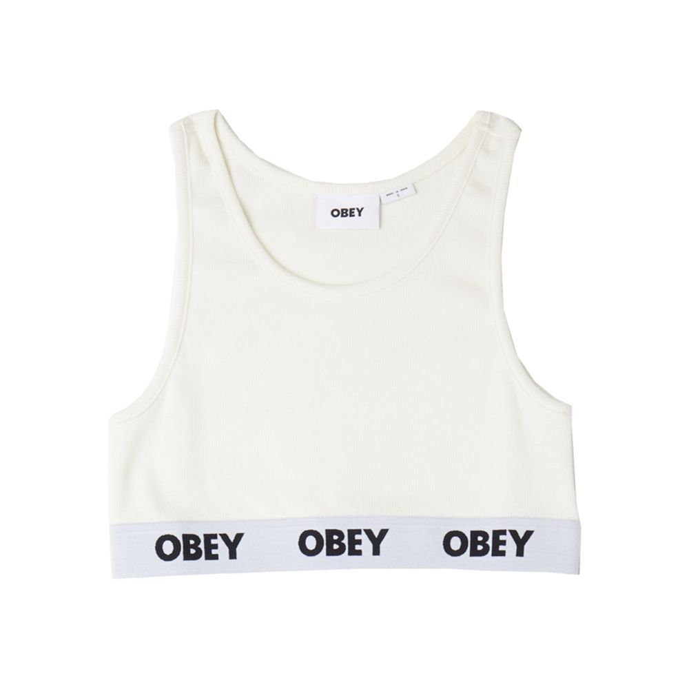 TOP OBEY LISA II RIB TANK UNBLEACHED | Mechanic