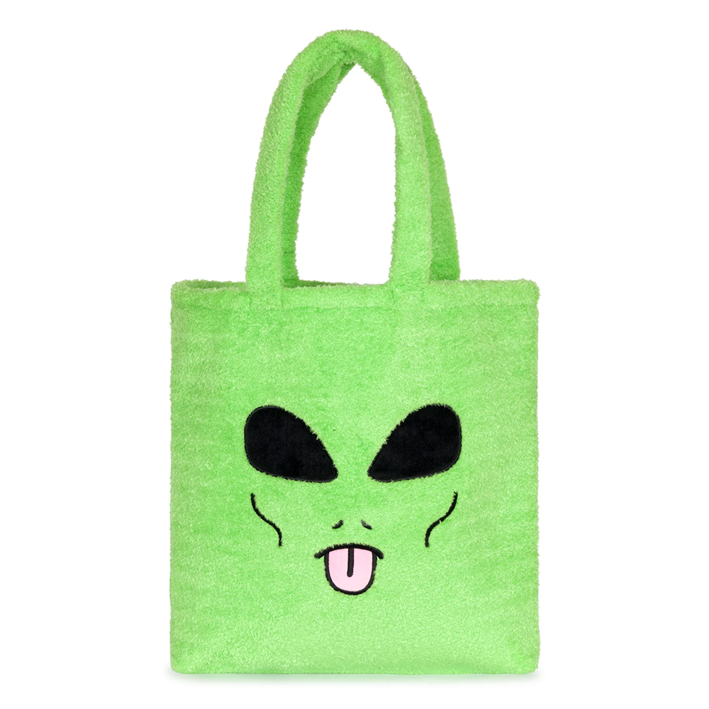 BOLSO RIPNDIP LORD ALIEN FLUFFY TOTE GREEN | Mechanic