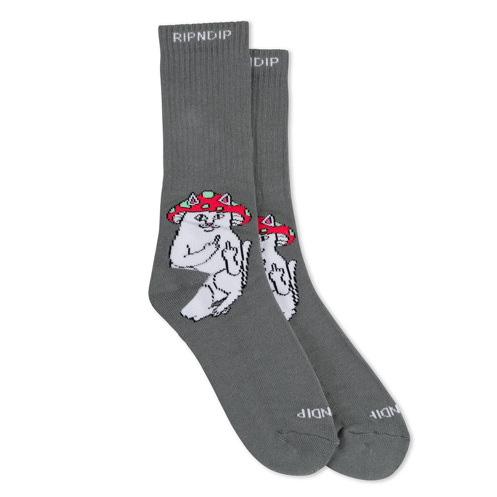 CALCETINES RIPNDIP LORD SHROOMY CHARCOAL | Mechanic