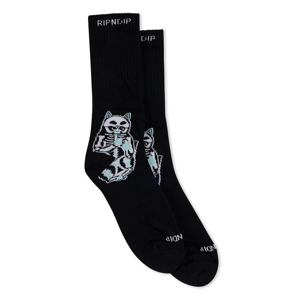 CALCETINES RIPNDIP LORD SKELLY SOCKS BLACK | Mechanic