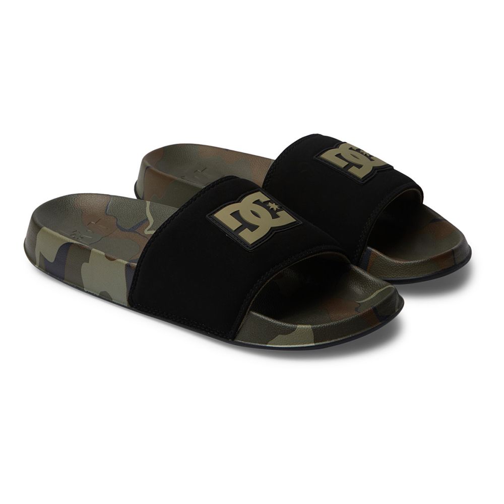 SANDALIAS DC SLIDE SE WHITE/BLACK/CAMO | Mechanic