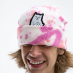 GORRO RIPNDIP LORD NERMAL TIE DYE BEANIE PINK | Mechanic