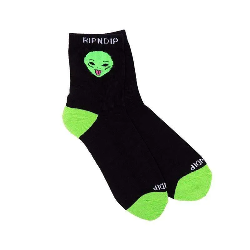 CALCETINES RIPNDIP WE OUT HERE MID SOCKS BLACK | Mechanic