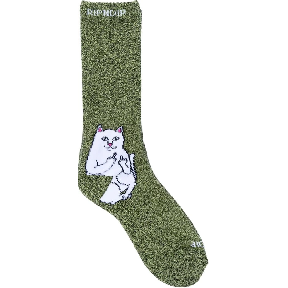 CALCETINES RIPNDIP LORD NERMAL SOCKS GREEN/GREY SPECKLE | Mechanic