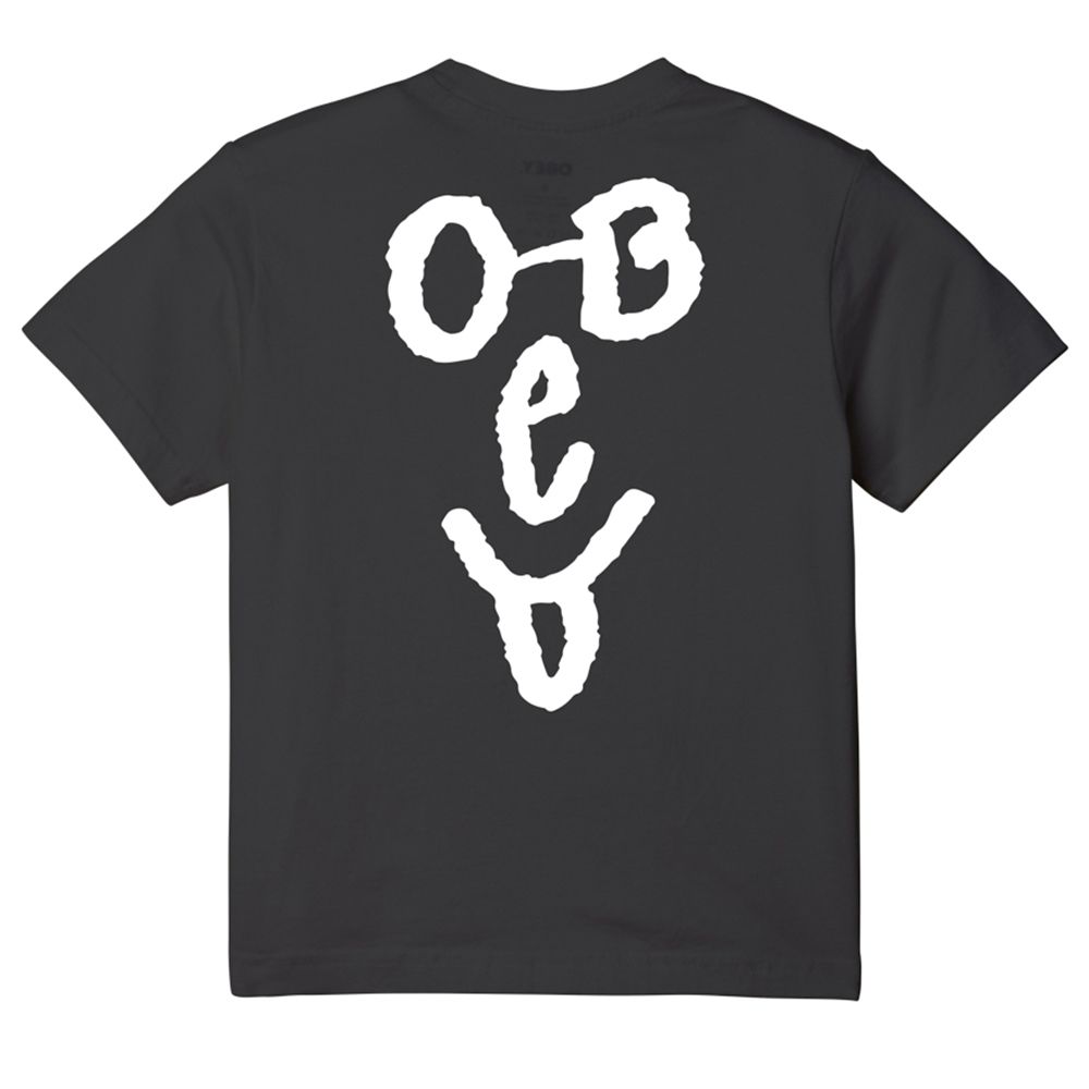 CAMISETA OBEY TYPE FACE BLACK | Mechanic