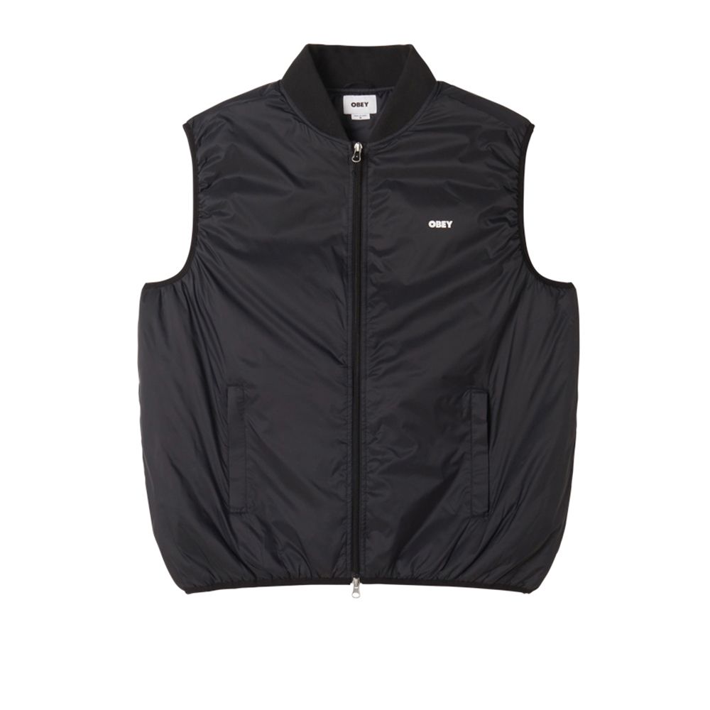 CHALECO OBEY SOLIS VEST BLACK | Mechanic