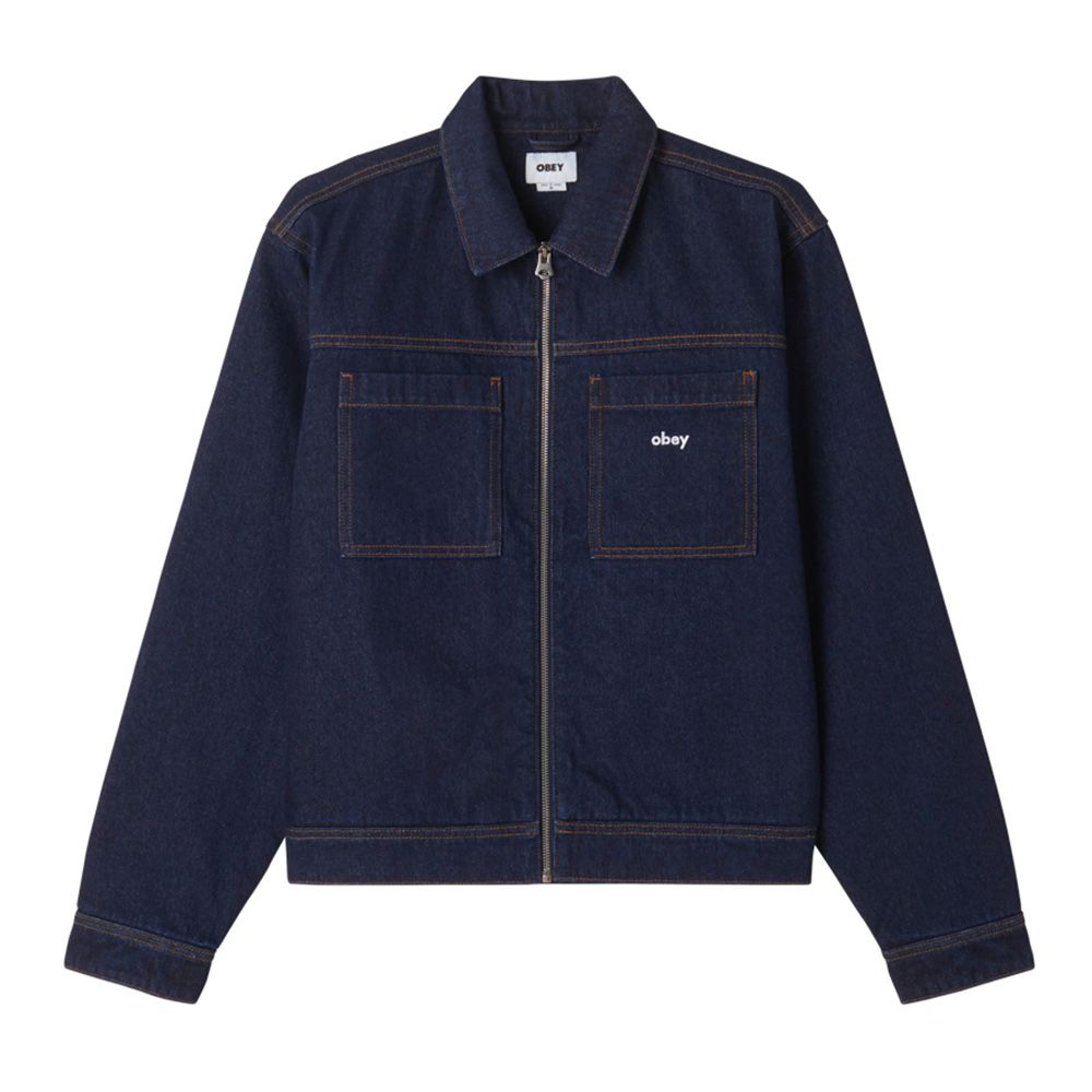 CHAQUETA OBEY HARDWORK ZIP UPJACKET RINSE | Mechanic