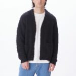 REBECA OBEY PATRON CARDIGAN BLACK | Mechanic