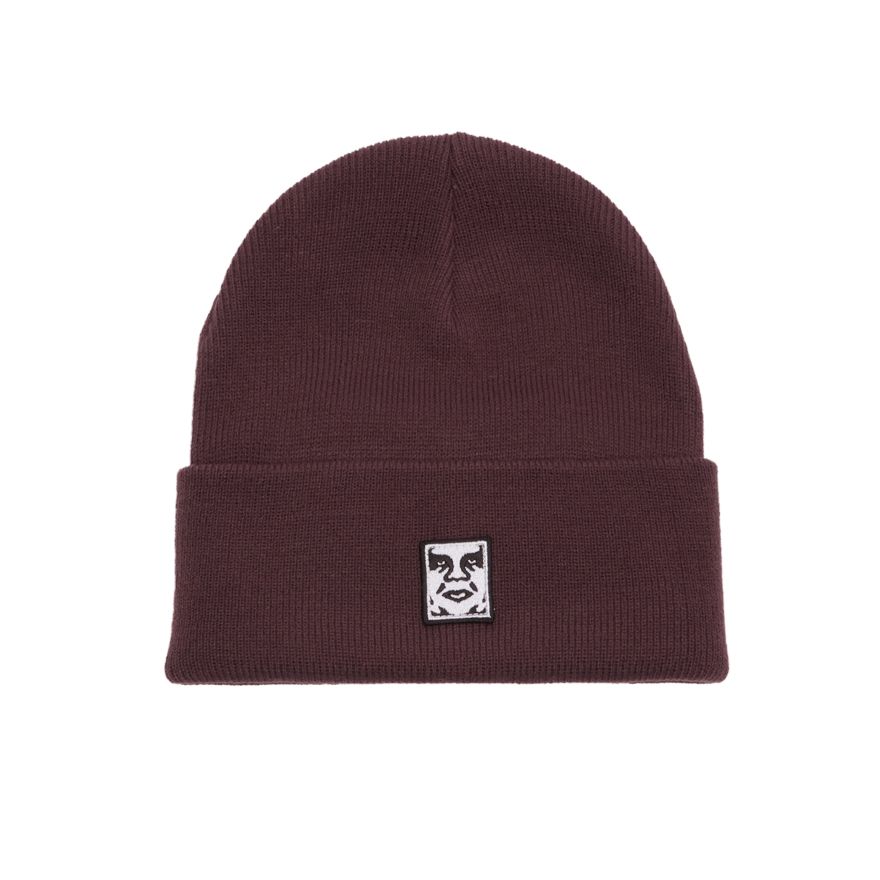 GORRO OBEY ICON PATCH CUFF BEANIE PLUM PERFECT | Mechanic