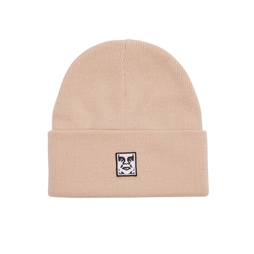 GORRO OBEY ICON PATCH CUFF BEANIE SILVER GREY | Mechanic