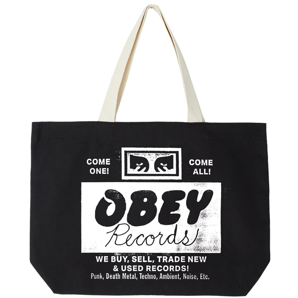 BOLSO OBEY RECORDS BUY, SELL, TRADE BLACK | Mechanic