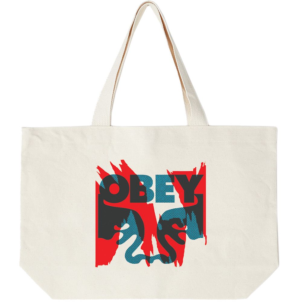 BOLSO OBEY TORN POSTERS ICON NATURAL | Mechanic