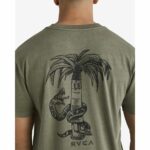 CAMISETA RVCA POMMIER PALMS OLIVE | Mechanic