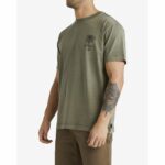 CAMISETA RVCA POMMIER PALMS OLIVE | Mechanic