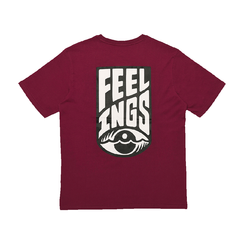 CAMISETA LOGO SHORT SLEEVES BURGUNDY | Mechanic