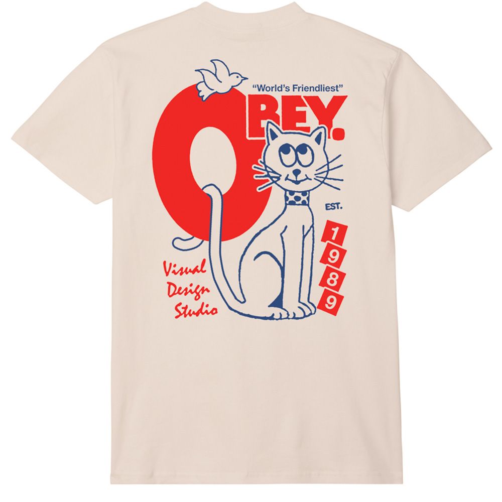 CAMISETA OBEY WORLD´S FRIENDLIEST CREAM | Mechanic