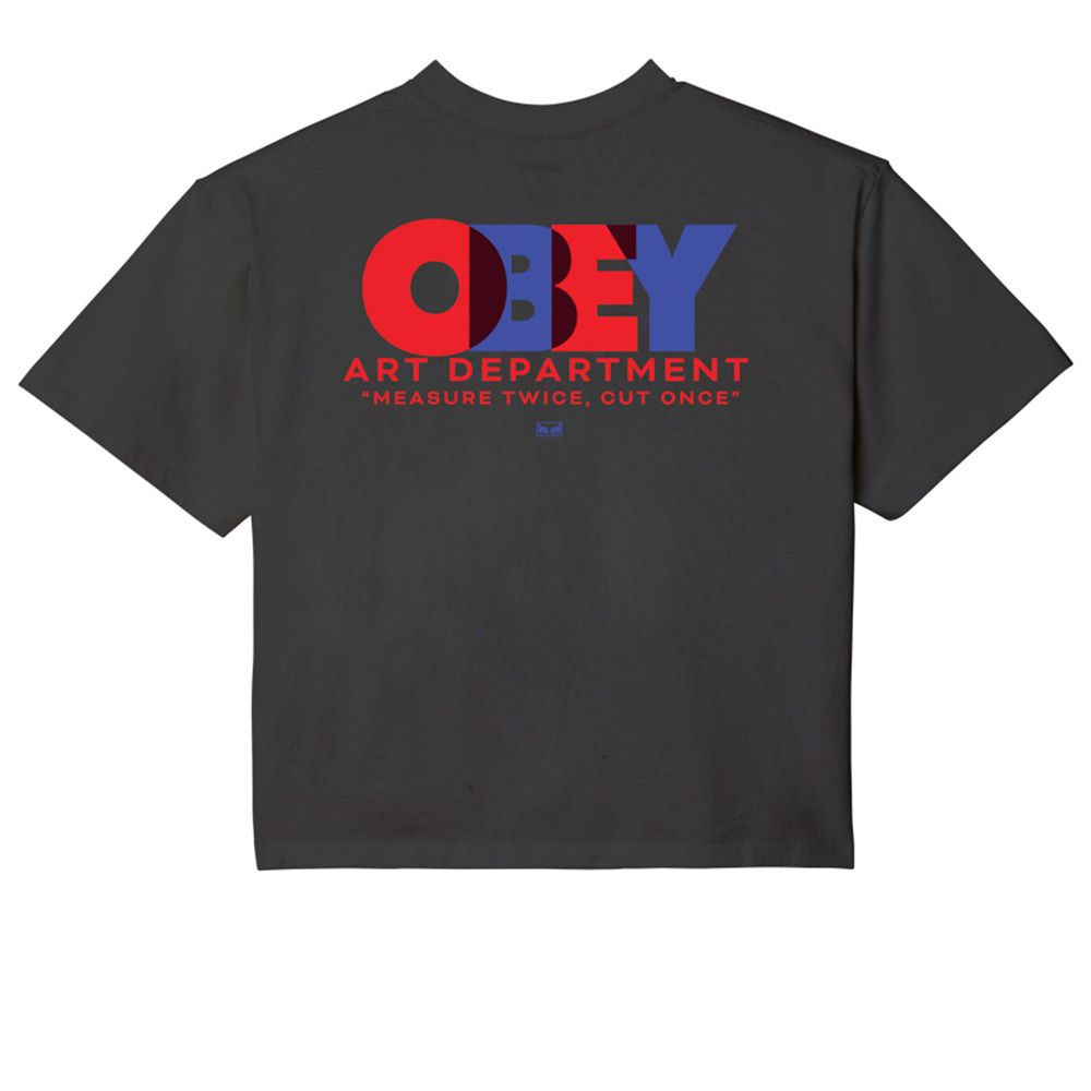 CAMISETA OBEY OVERLAY BLACK | Mechanic