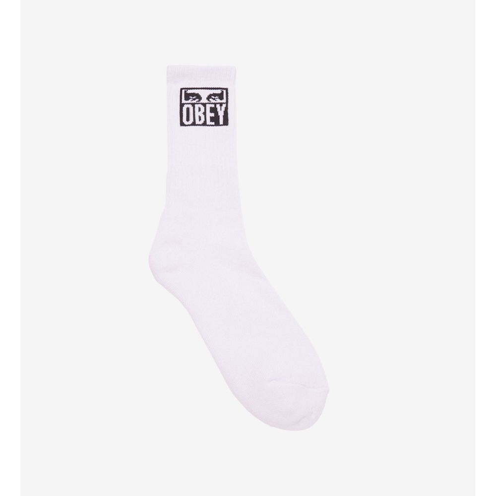 CALCETINES OBEY EYES ICON SOCKS WHITE | Mechanic