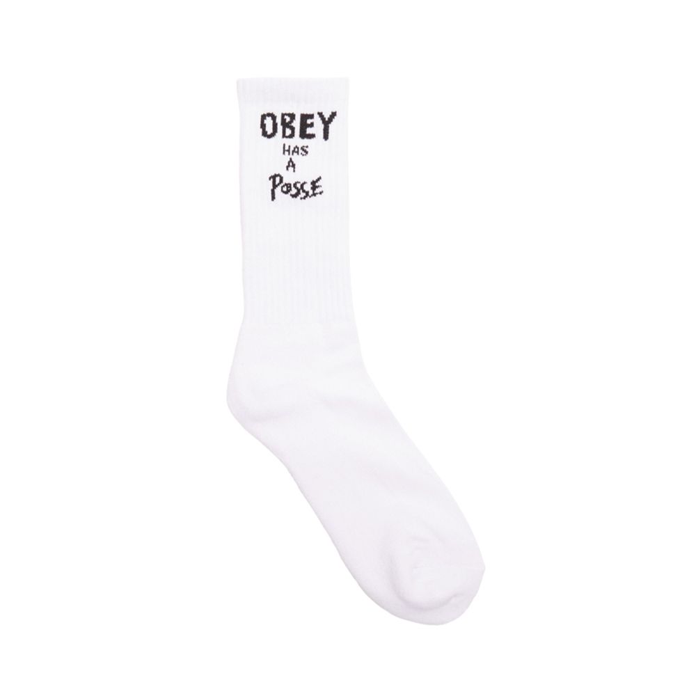 CALCETINES OBEY HAS A POSSE WHITE | Mechanic