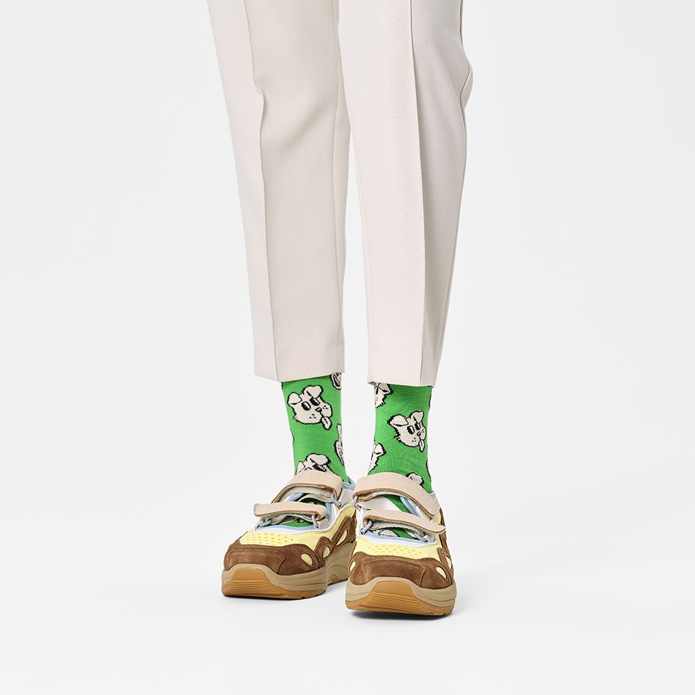 CALCETINES HAPPY SOCKS DOGGO SOCK GREEN | Mechanic