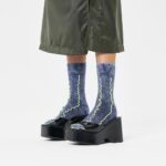 CALCETINES HAPPY SOCKS DENIM SOCK GREY | Mechanic