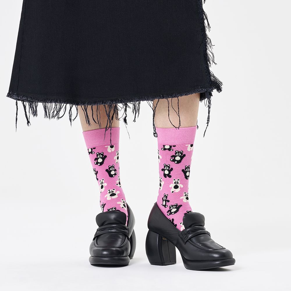 CALCETINES HAPPY SOCKS TEDDY BEAR SOCK PINK | Mechanic