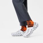 CALCETINES HAPPY SOCKS FLUFFY ZEBRA SOCK ORANGE | Mechanic