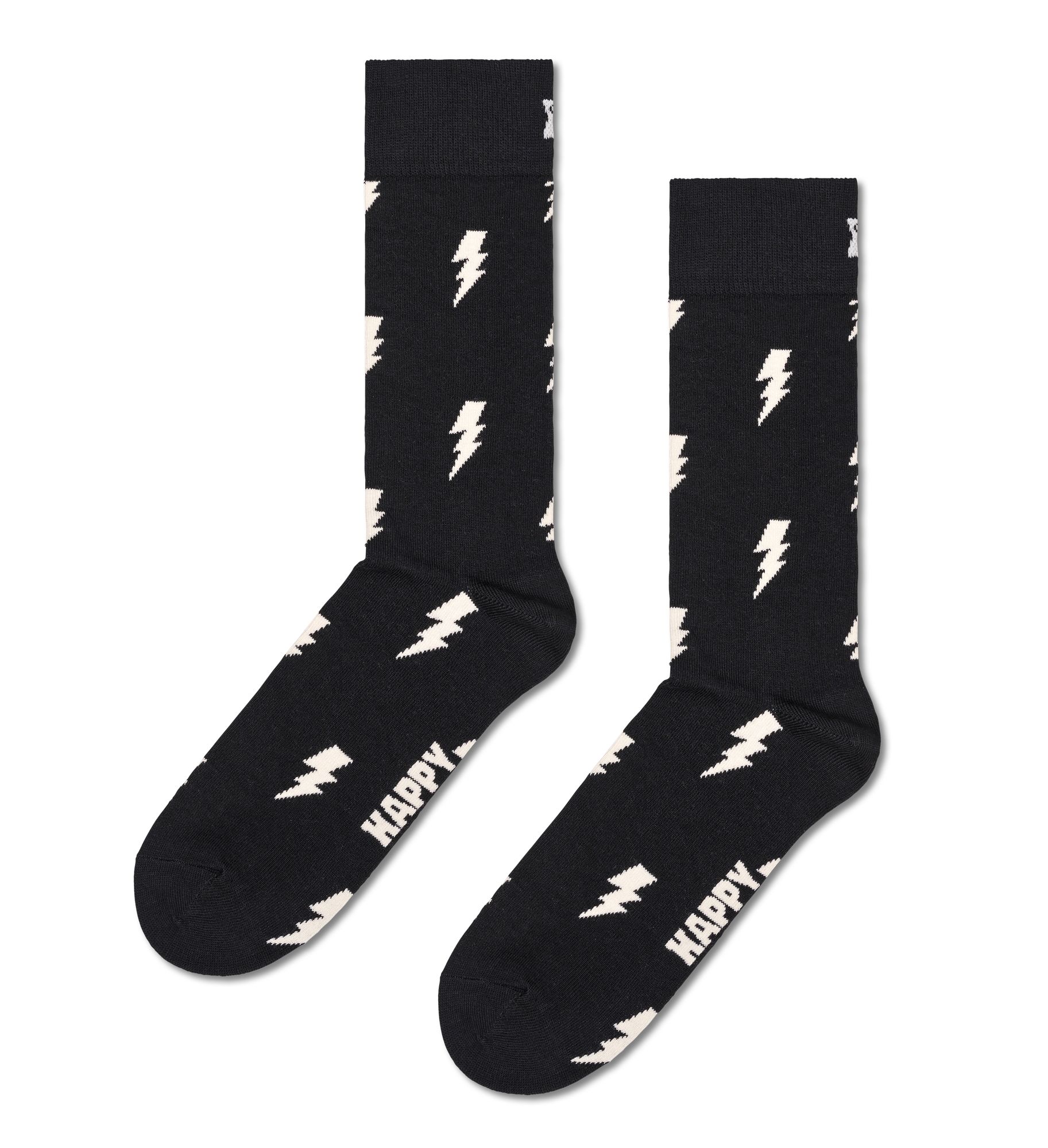 CALCETINES HAPPY SOCKS FLASH SOCK BLACK | Mechanic