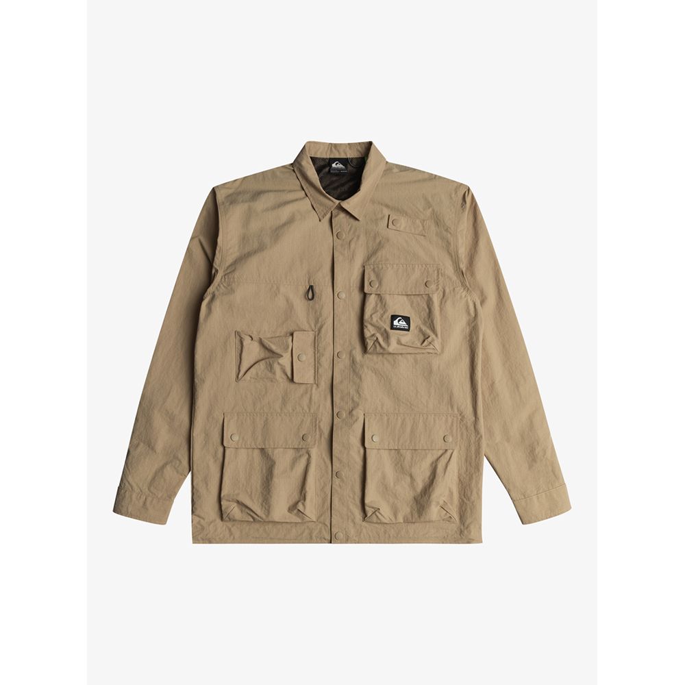 CAMISA QUIKSILVER OPEN RAPIDS KHAKI | Mechanic