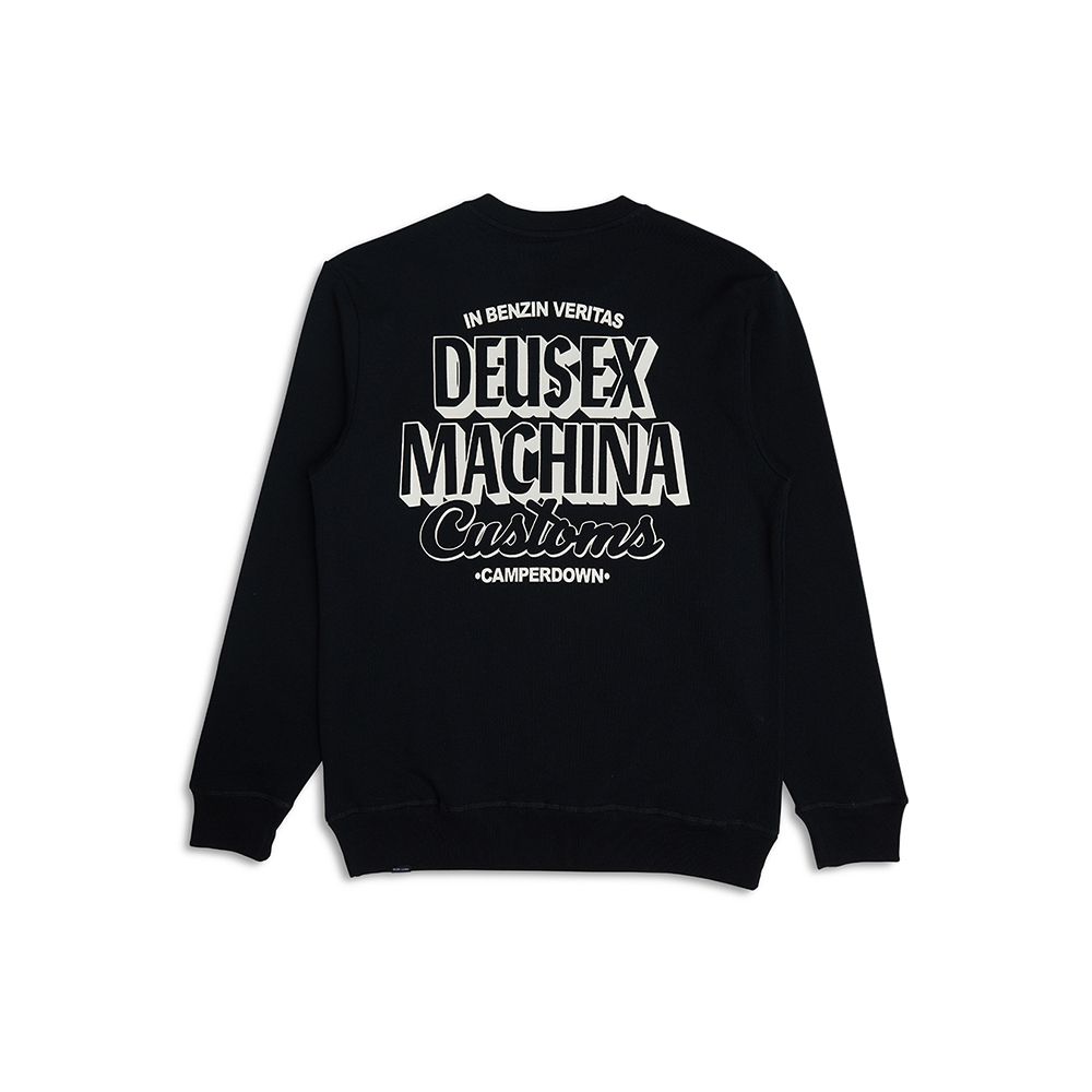 SUDADERA DEUS EVER SEEN CREW BLACK | Mechanic