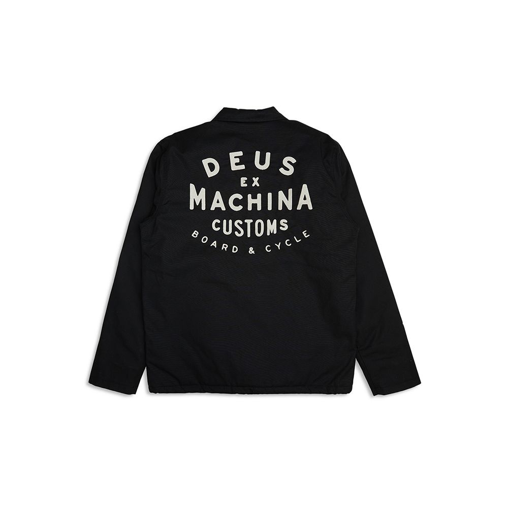 CHAQUETA DEUS WORKSHOP COACH JACKET BLACK | Mechanic