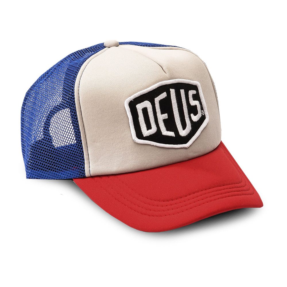 GORRA DEUS BAYLANDS TRUCKER BLUE-RED | Mechanic