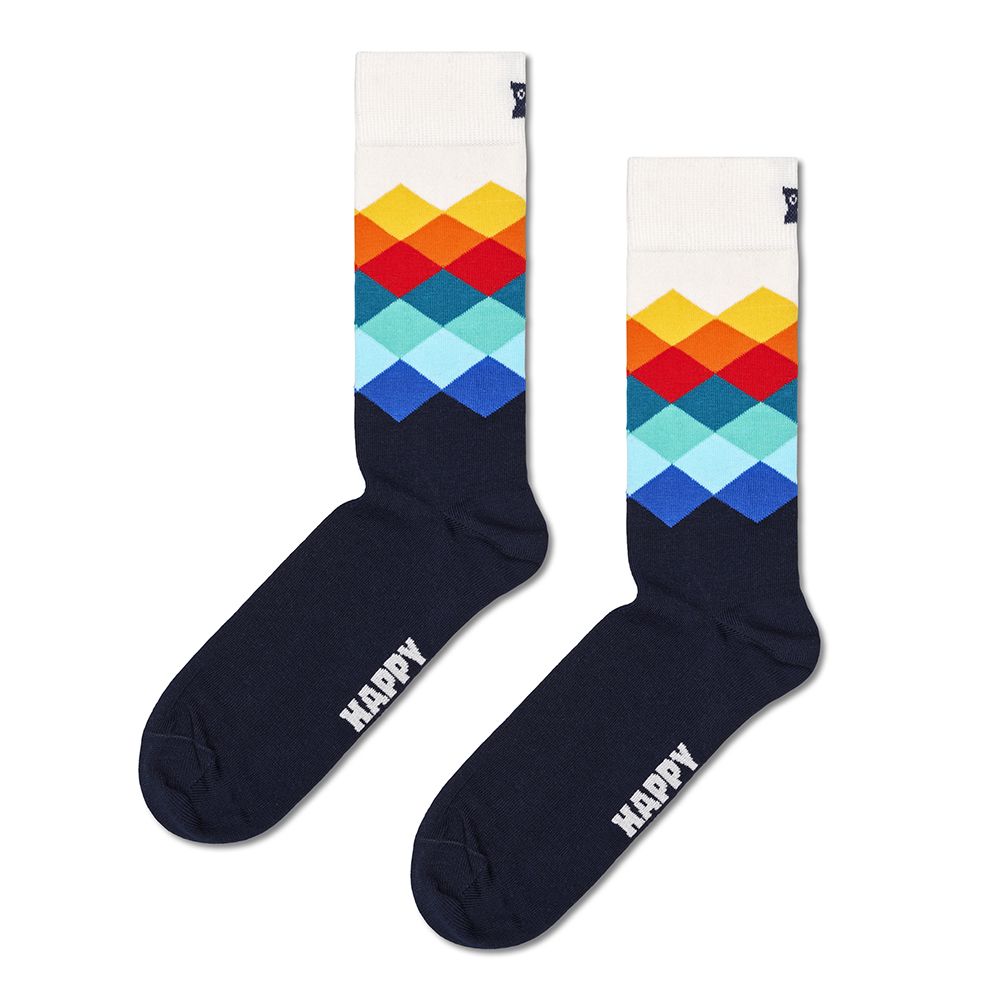 CALCETINES HAPPY SOCKS FADED DIAMOND SOCK | Mechanic