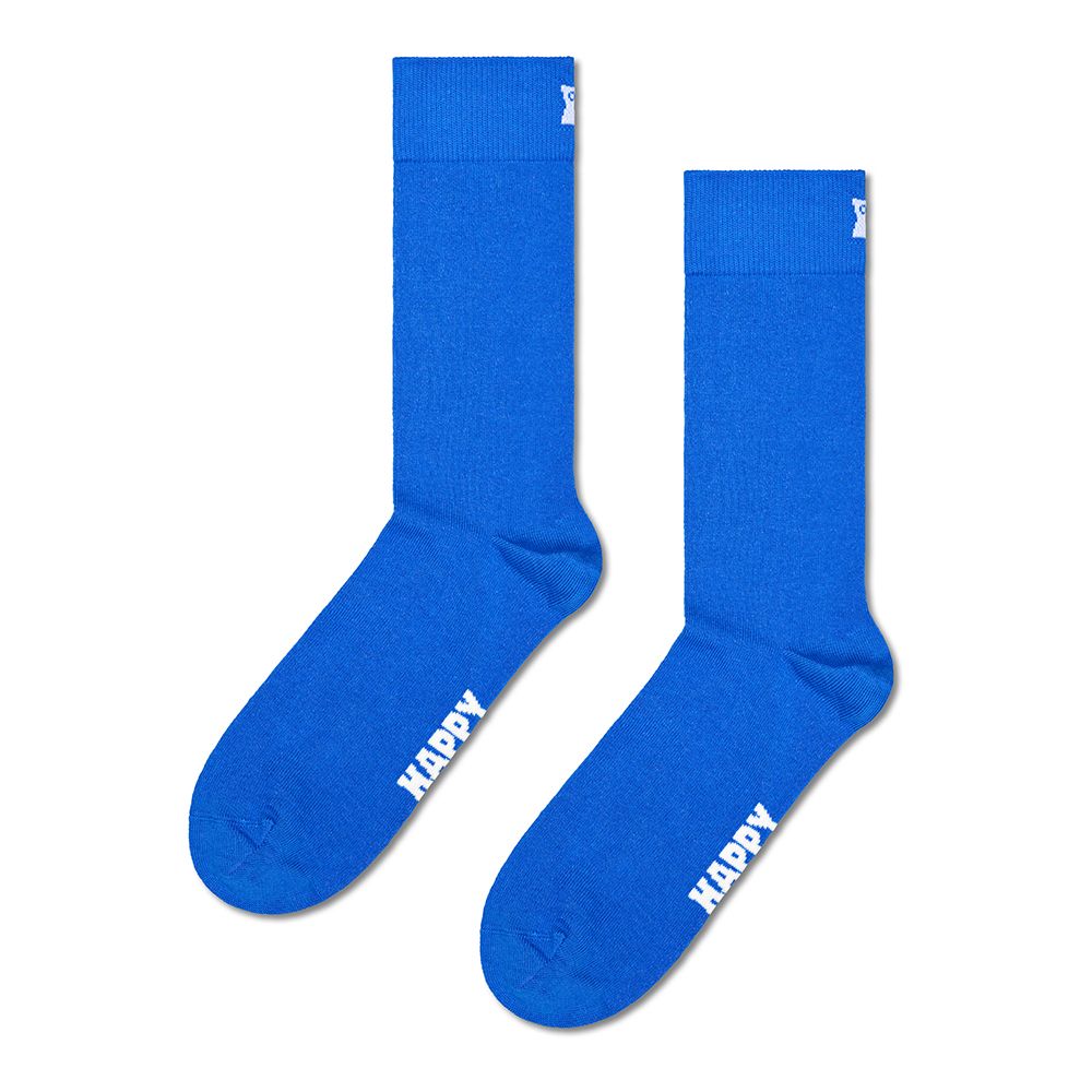 CALCETINES HAPPY SOCKS SOLID SOCK BLUE | Mechanic