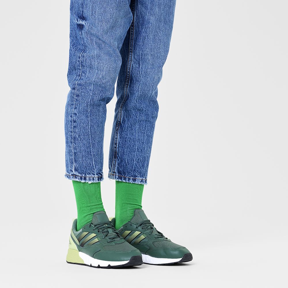 CALCETINES HAPPY SOCKS SOLID SOCK GREEN | Mechanic