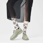 CALCETINES HAPPY SOCKS CAT SOCK WHITE | Mechanic