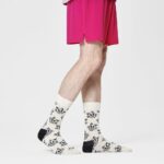 CALCETINES HAPPY SOCKS CAT SOCK WHITE. Mechanic Tienda de Ropa