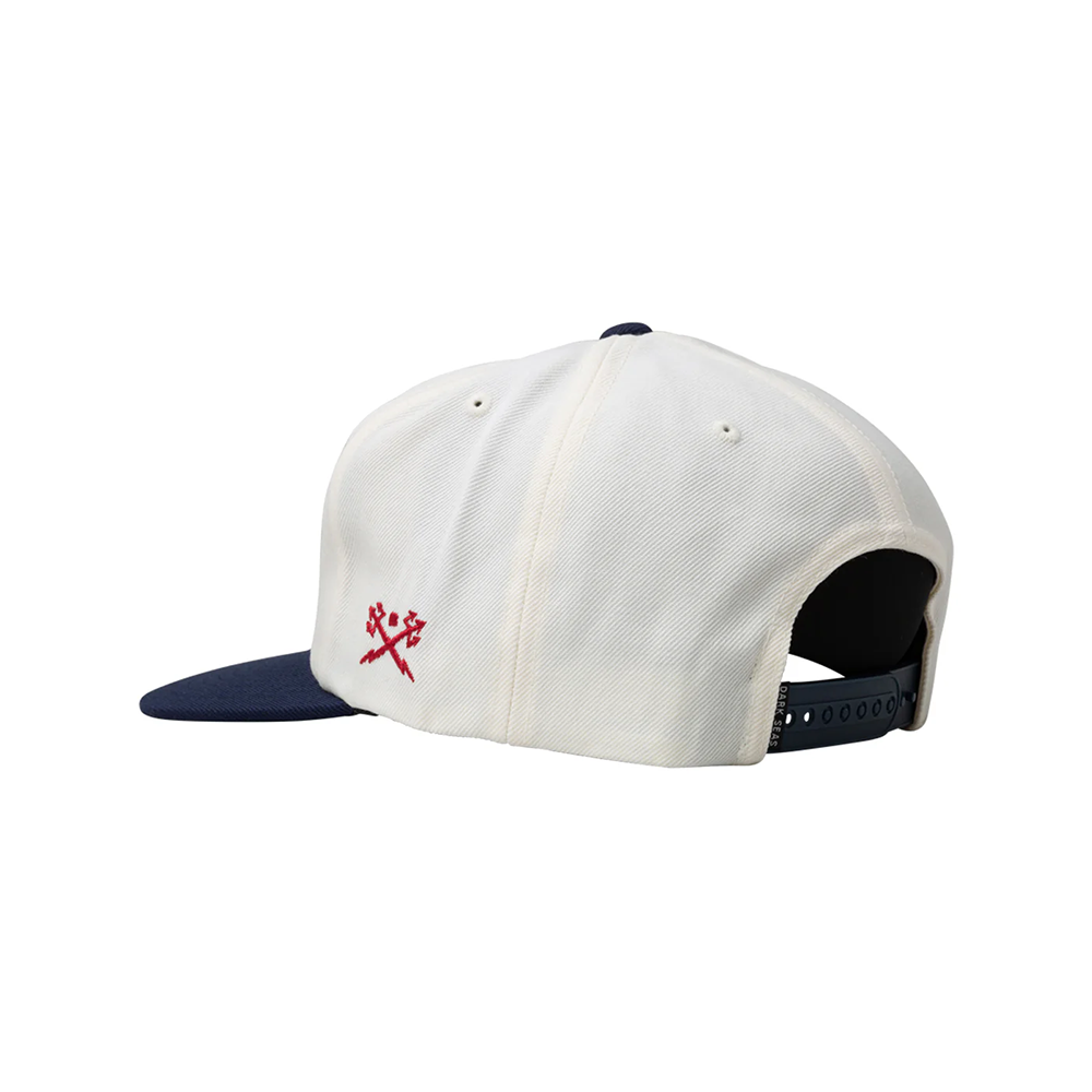 GORRA DARK SEAS GISLER HAT WHITE/NAVY | Mechanic