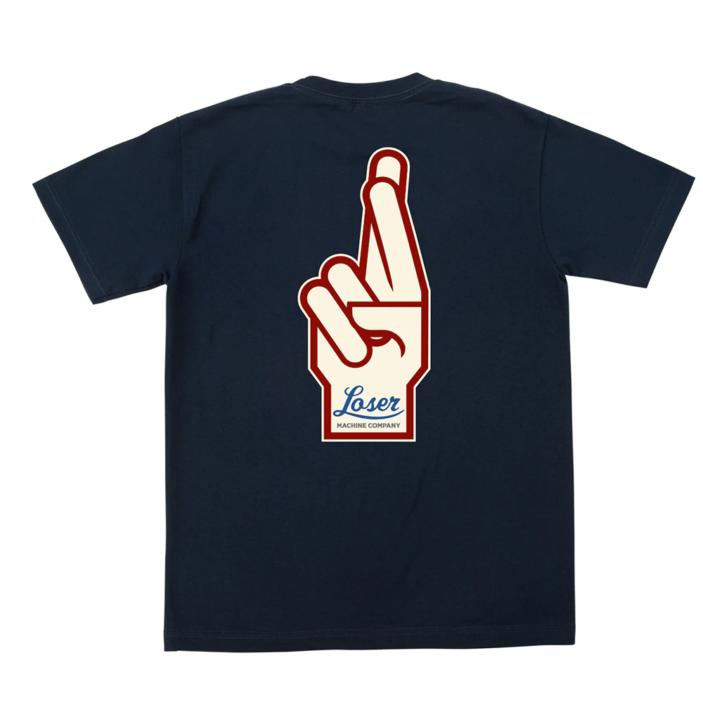 CAMISETA LOSER MACHINE OIL LINES POCKET NAVY | Mechanic