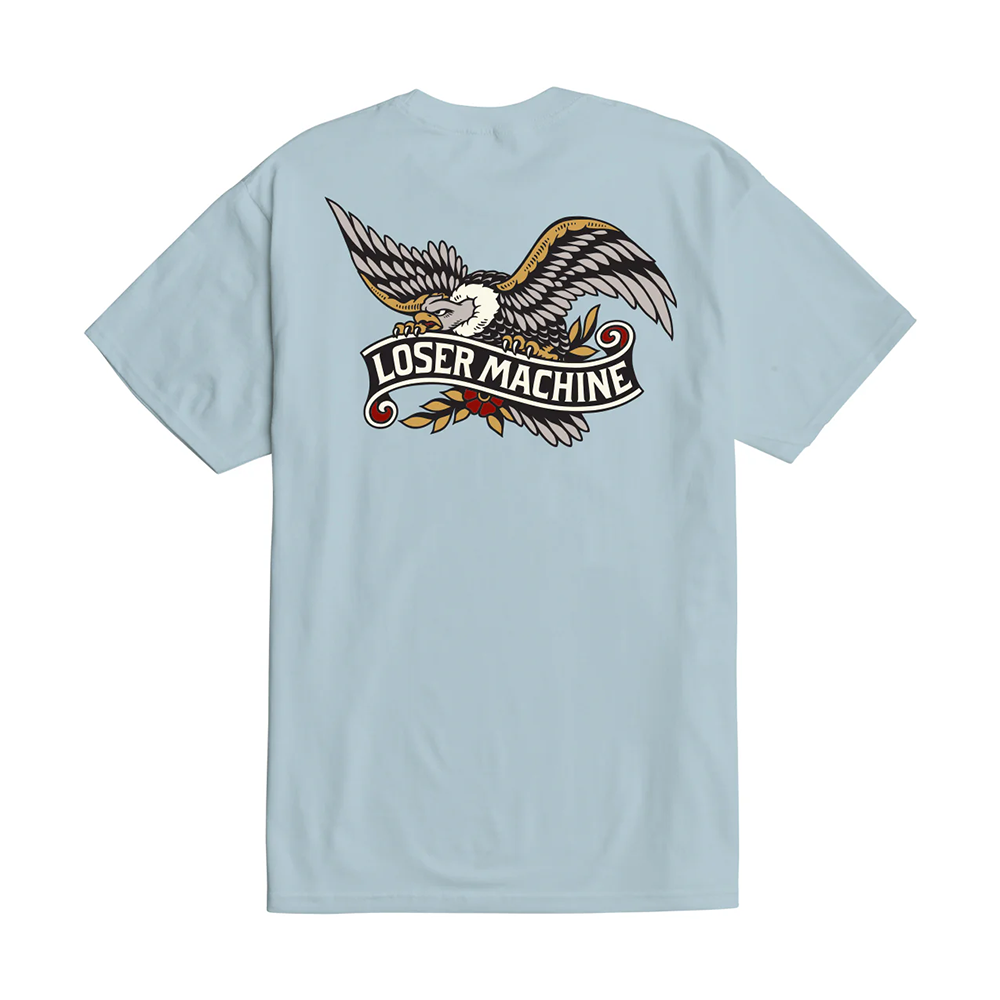 CAMISETA LOSER MACHINE GLORY BOUND LIGHT BLUE | Mechanic