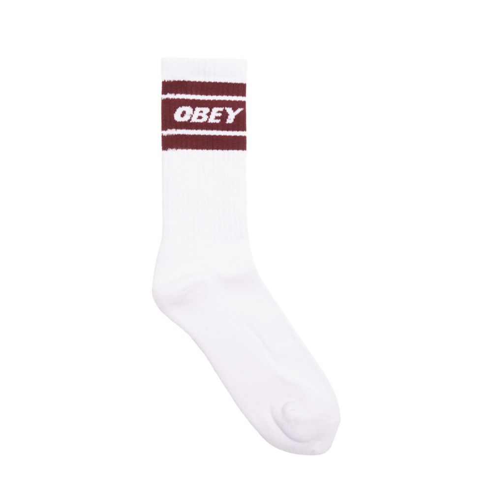 CALCETINES COOPER II SOCKS WHITE/ZINFADEL | Mechanic