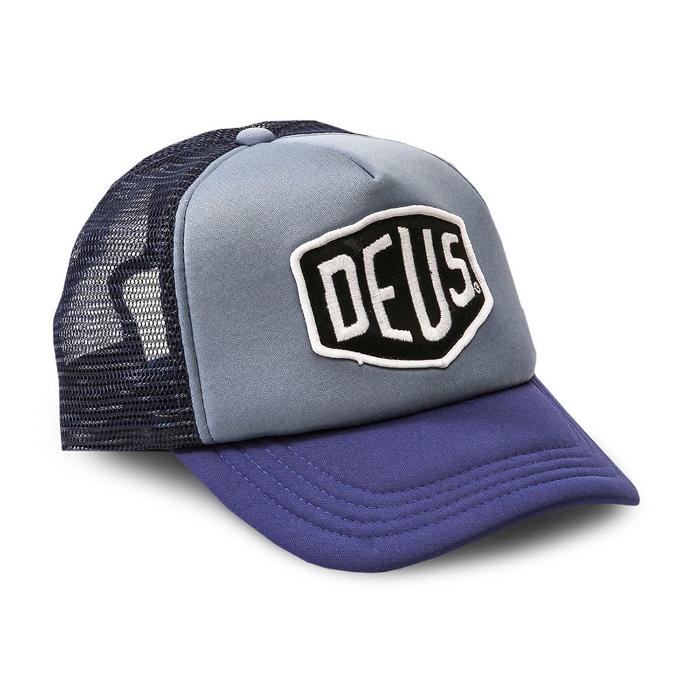 GORRA DEUS EX-MACHINA BAYLANDS TRUCKER BLUE | Mechanic