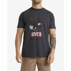 CAMISETA RVCA HAWK EYE WASHED BLACK