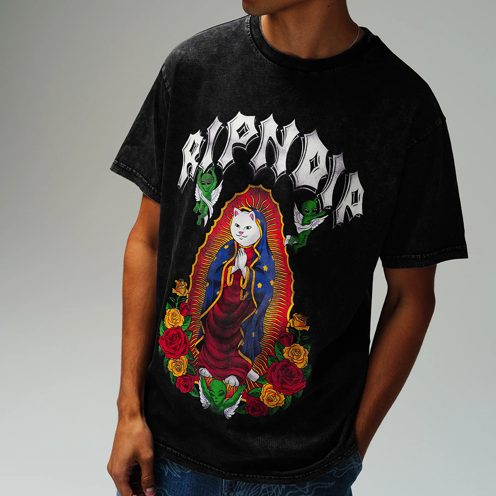 CAMISETA RIPNDIP MOTHER NERM TEE BLACK WASH | Mechanic