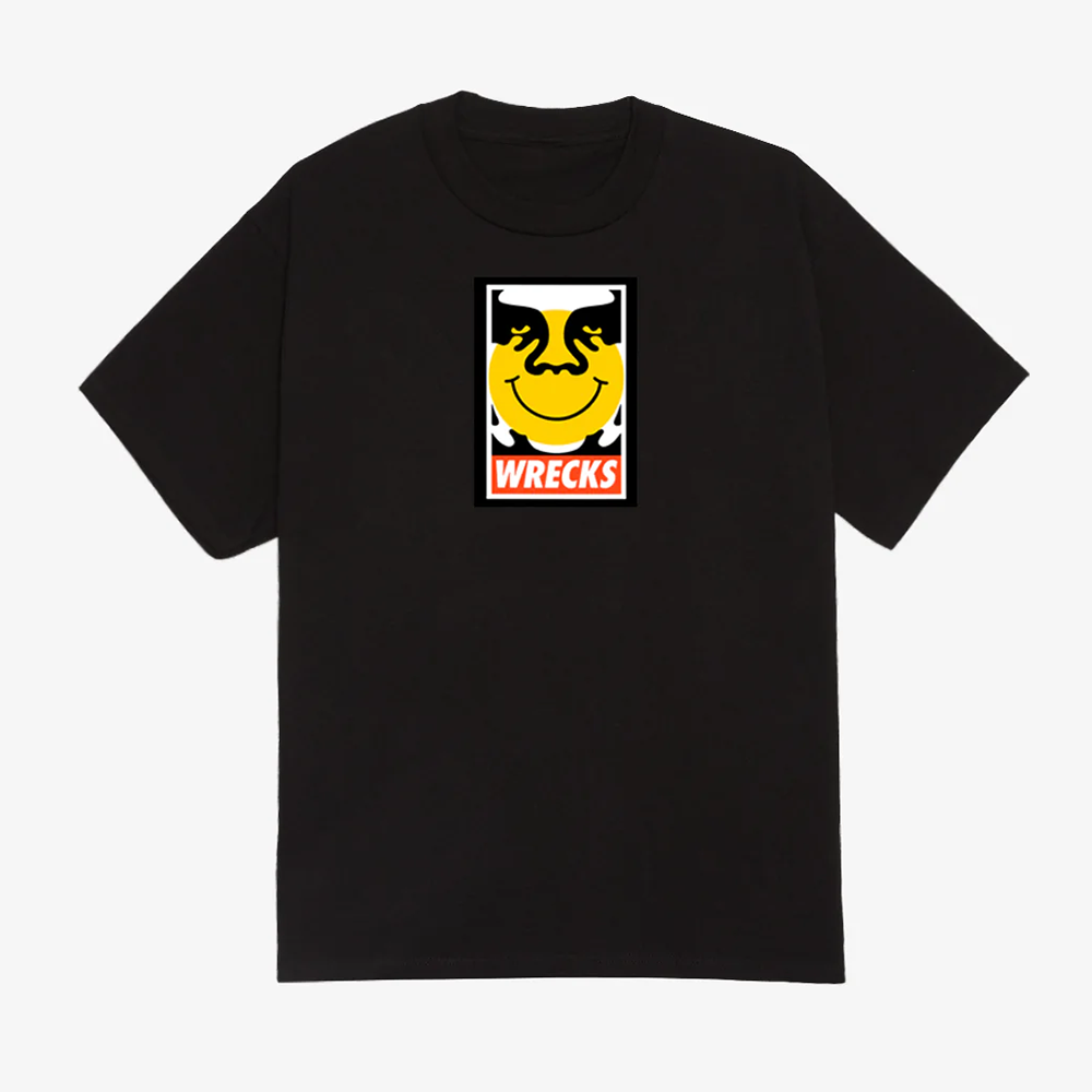 CAMISETA OBEY X WRECKS BLACK | Mechanic